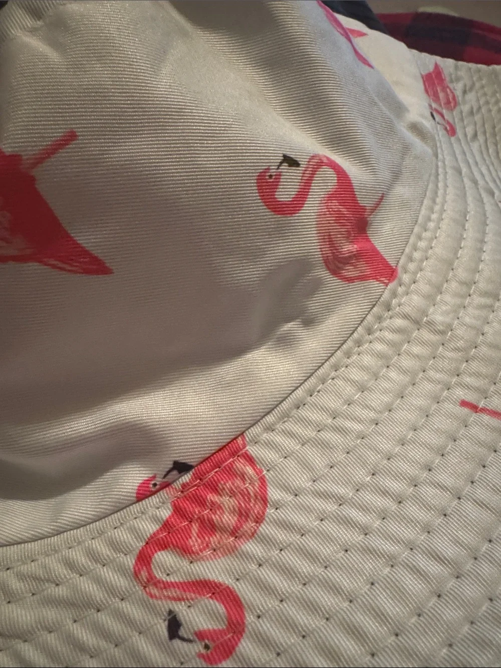 Private Label Pink Flamingo Bucket Hat Duo - Black & White